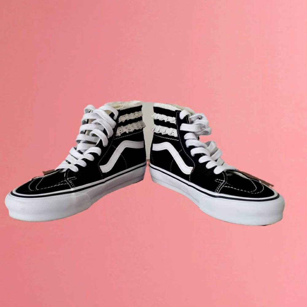 Vans Sk8-Hi X Sandy Liang with Lace Trim Women's 8 (Men's 6.5)